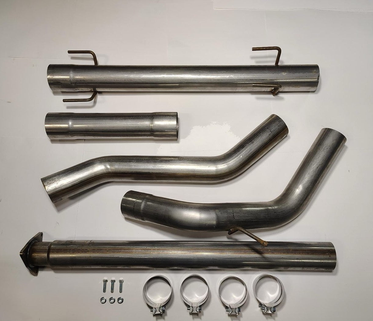 GDP Downpipe Back Exhaust - Single (2016-2019 Nissan Titan Cummins 5.0L)