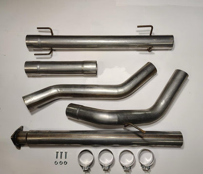 GDP Downpipe Back Exhaust - Single (2016-2019 Nissan Titan Cummins 5.0L)