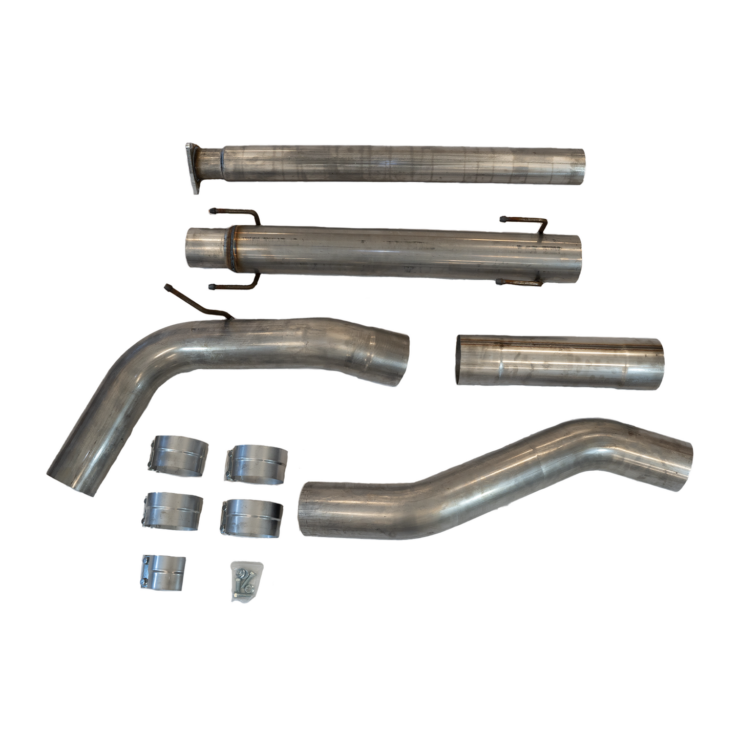 GDP Downpipe Back Exhaust - Single (2016-2019 Nissan Titan Cummins 5.0L)