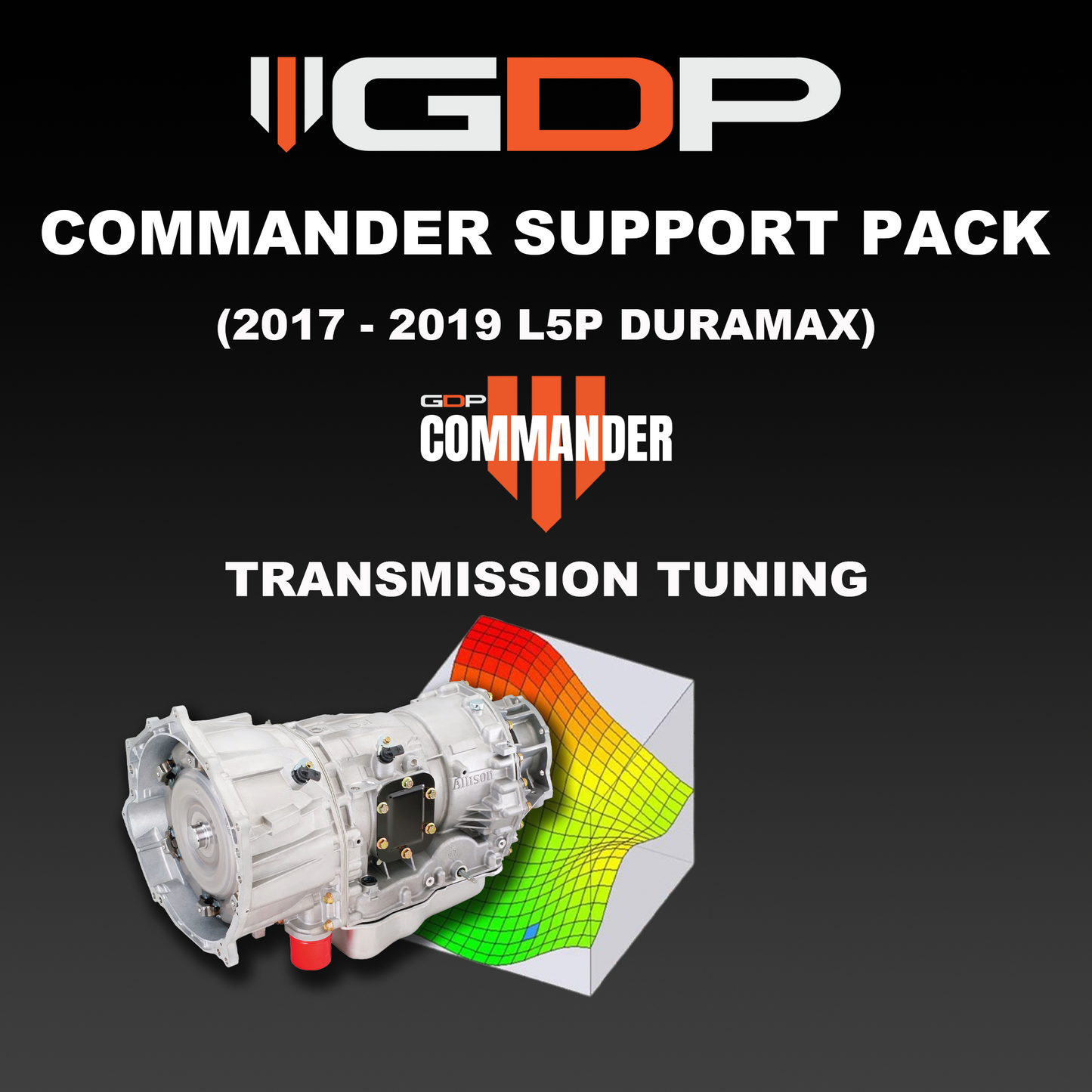 GDP Commander T87A Transmission Tune File (2017-2019 Duramax L5P 6.6L)