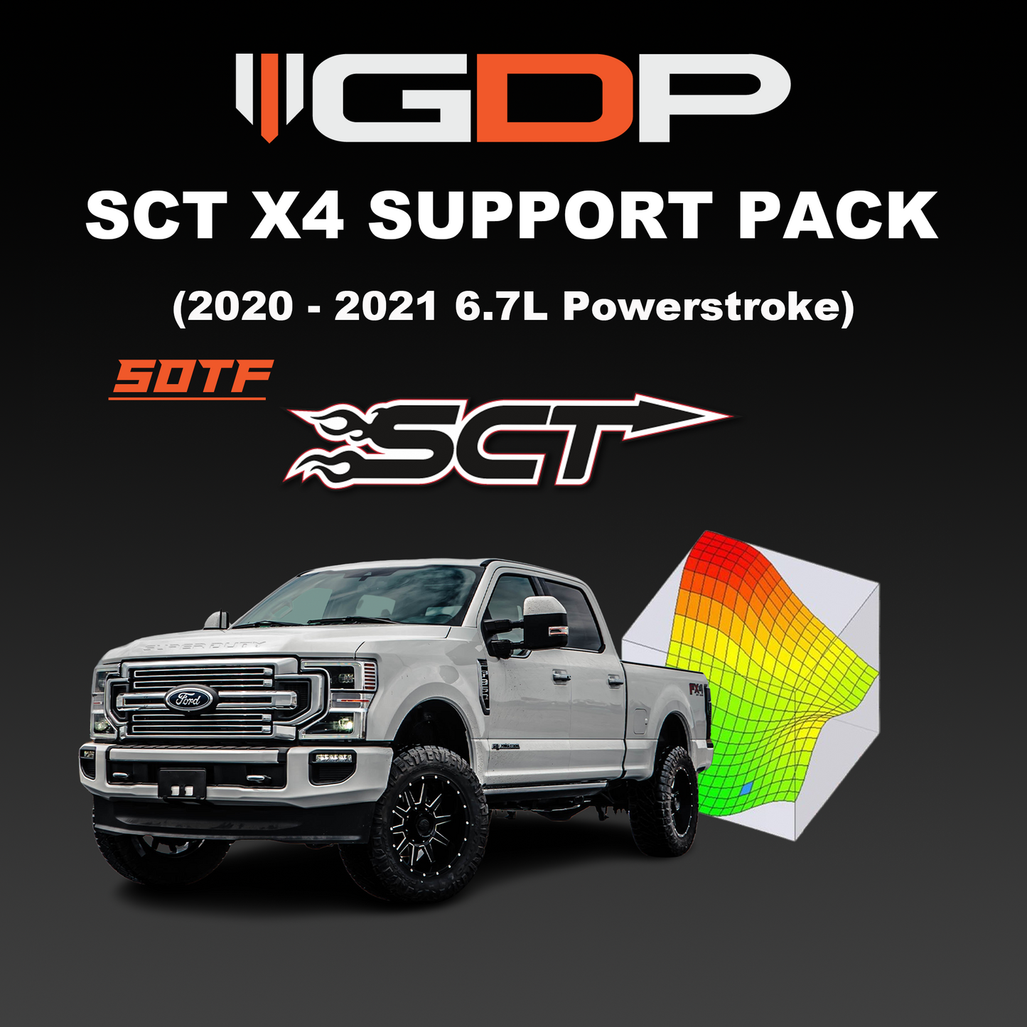 GDP SCT X4 SOTF Tune File (2020-2021 Powerstroke 6.7L)