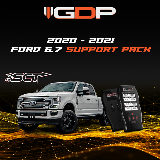 SCT X4 W/GDP Support Pack (2020-2021 6.7L Powerstroke)