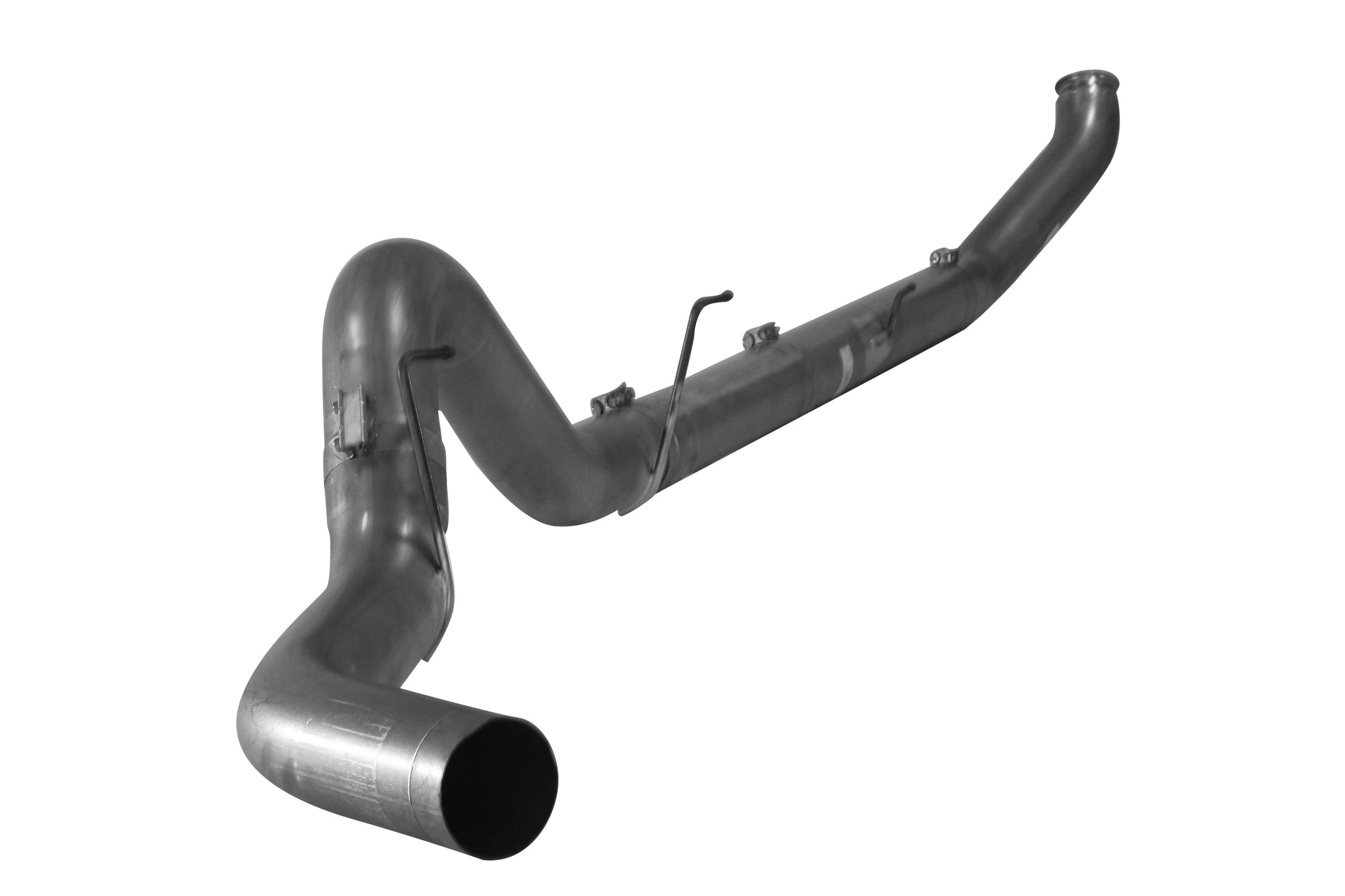 4" Turbo Back Single | 2007-2009 Dodge 2500/3500 6.7L Cummins Exhaust Flo-Pro Aluminized No Muffler 