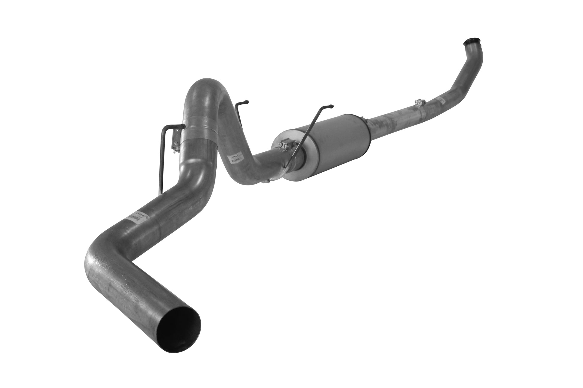 4" Turbo Back Single | 2003-2004 Dodge 2500/3500 5.9L Cummins Exhaust Flo-Pro Aluminized Muffler 