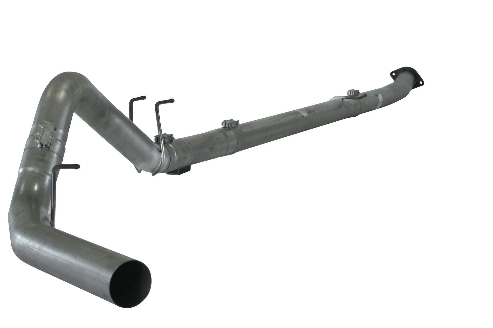 4" Downpipe Back Single | 2011-2019 Ford 6.7L F250/F350 Powerstroke Exhaust Flo-Pro Aluminized No Muffler 