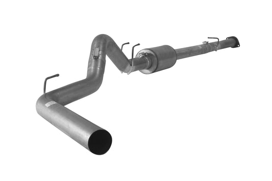 Cab & Chassis 4" Downpipe Back Single | 2008-2010 Ford 6.4L F350/F450/F550 C&C Powerstroke Exhaust Flo-Pro 