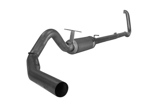 4" Turbo Back Single | 1999-2003 Ford 7.3L F250/F350 Powerstroke Exhaust Flo-Pro Aluminized With Muffler 