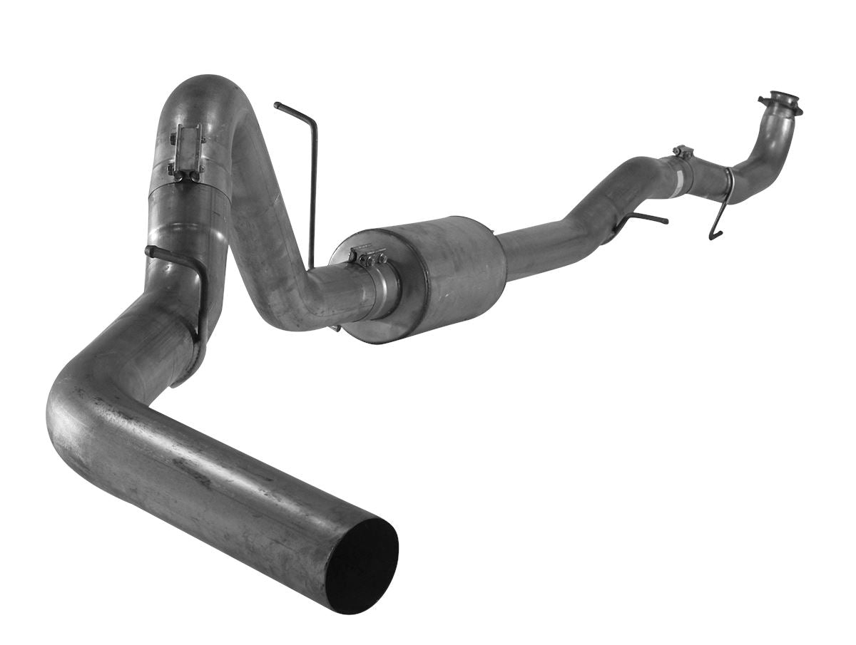 4" Downpipe Back Single | 2015.5-2016 GM 2500/3500 6.6L DURAMAX Exhaust Flo-Pro Aluminized Muffler 