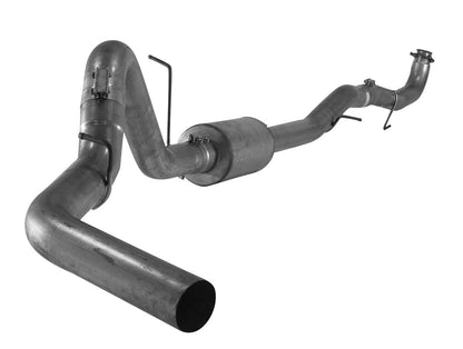 4" Downpipe Back Single | 2015.5-2016 GM 2500/3500 6.6L DURAMAX Exhaust Flo-Pro Aluminized Muffler 