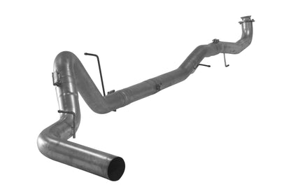 4" Downpipe Back Single | 2017-2019 GM 2500/3500 6.6L DURAMAX L5P Exhaust Flo-Pro Aluminized No Muffler 