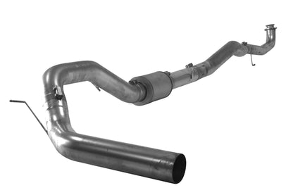 4" Downpipe Back Single | 2020-2023 GM 2500/3500 6.6L DURAMAX L5P Exhaust Flo-Pro Aluminized Muffler 