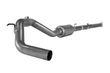 4" Downpipe Back Single | 2016-2018 Nissan Titan Cummins 5.0L Exhaust Flo-Pro Aluminized Muffler 