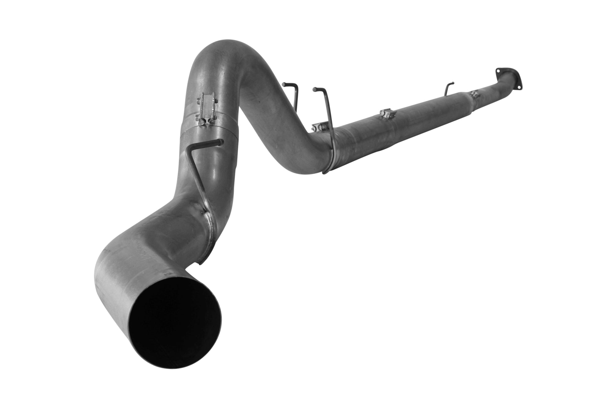 5" Downpipe Back Single | 2011-2019 Ford 6.7L F250/F350 Powerstroke Exhaust Flo-Pro Aluminized No Muffler 