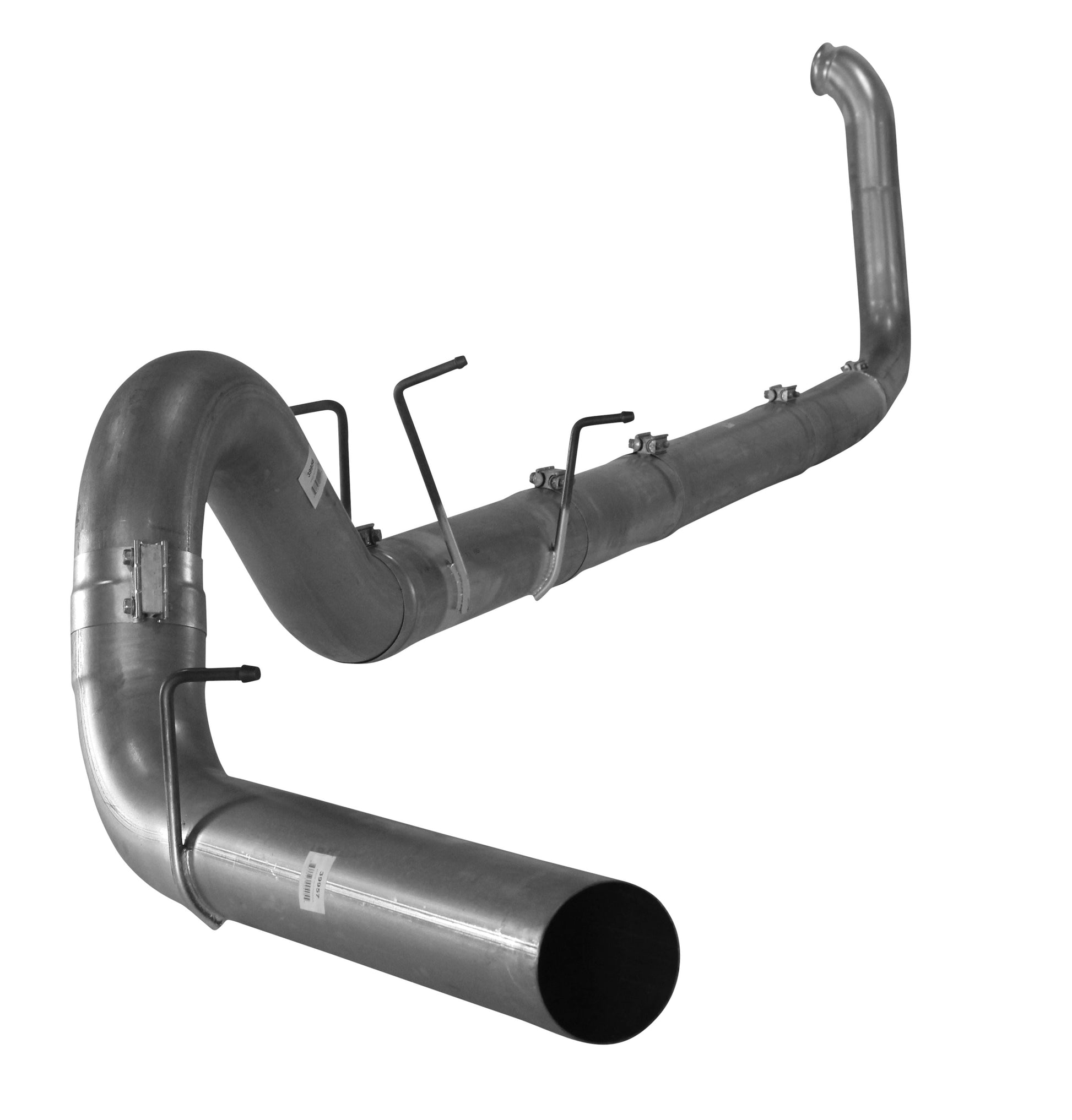 5" Turbo Back Single | 1999-2003 Ford 7.3L F250/F350 Powerstroke Exhaust Flo-Pro Aluminized Without Muffler 