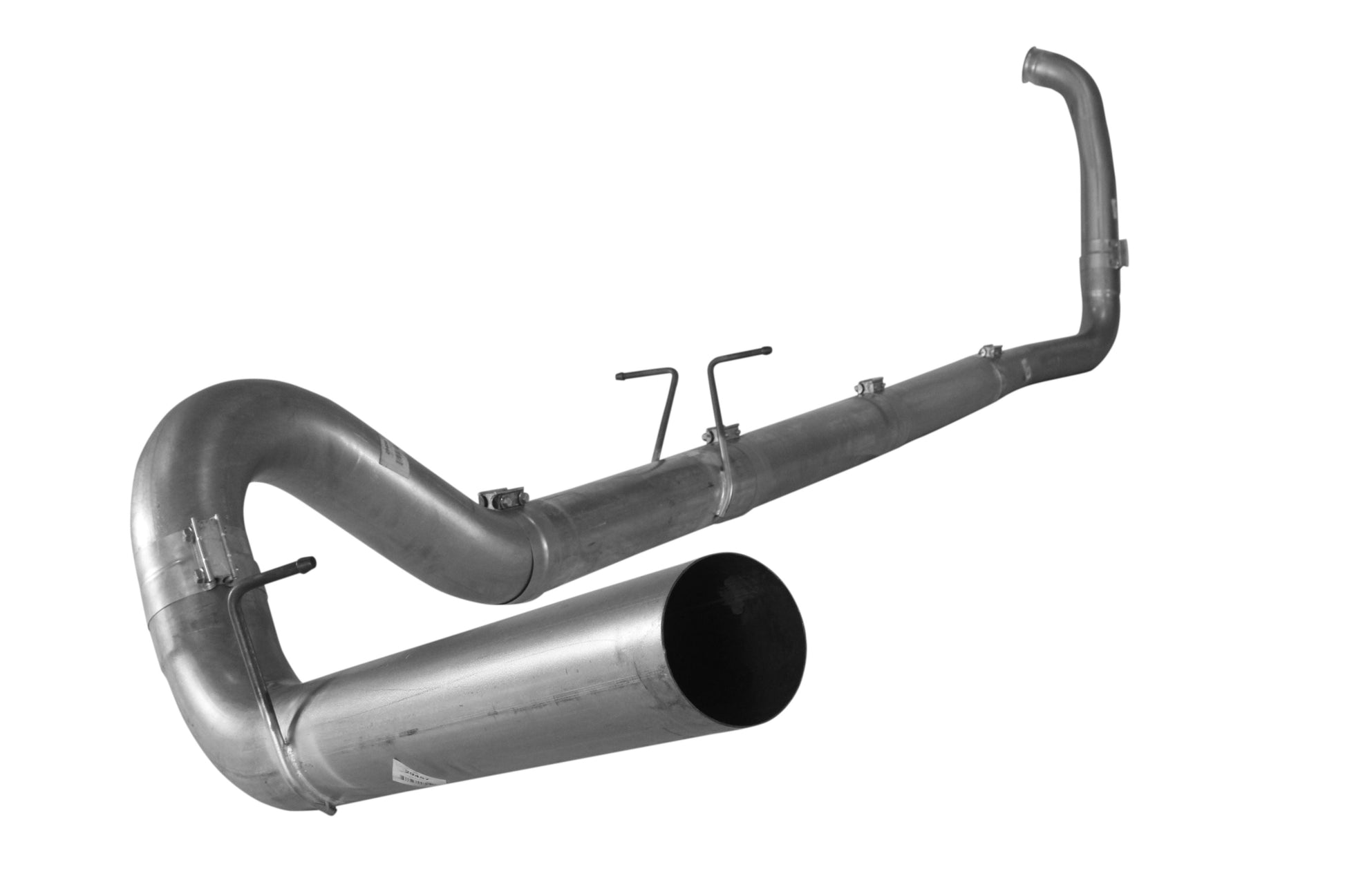 5" Turbo Back Single Automatic Only | 2003-2007 Ford 6.0L F250/350/Harley Powerstroke Exhaust Flo-Pro Stainless Without Muffler 