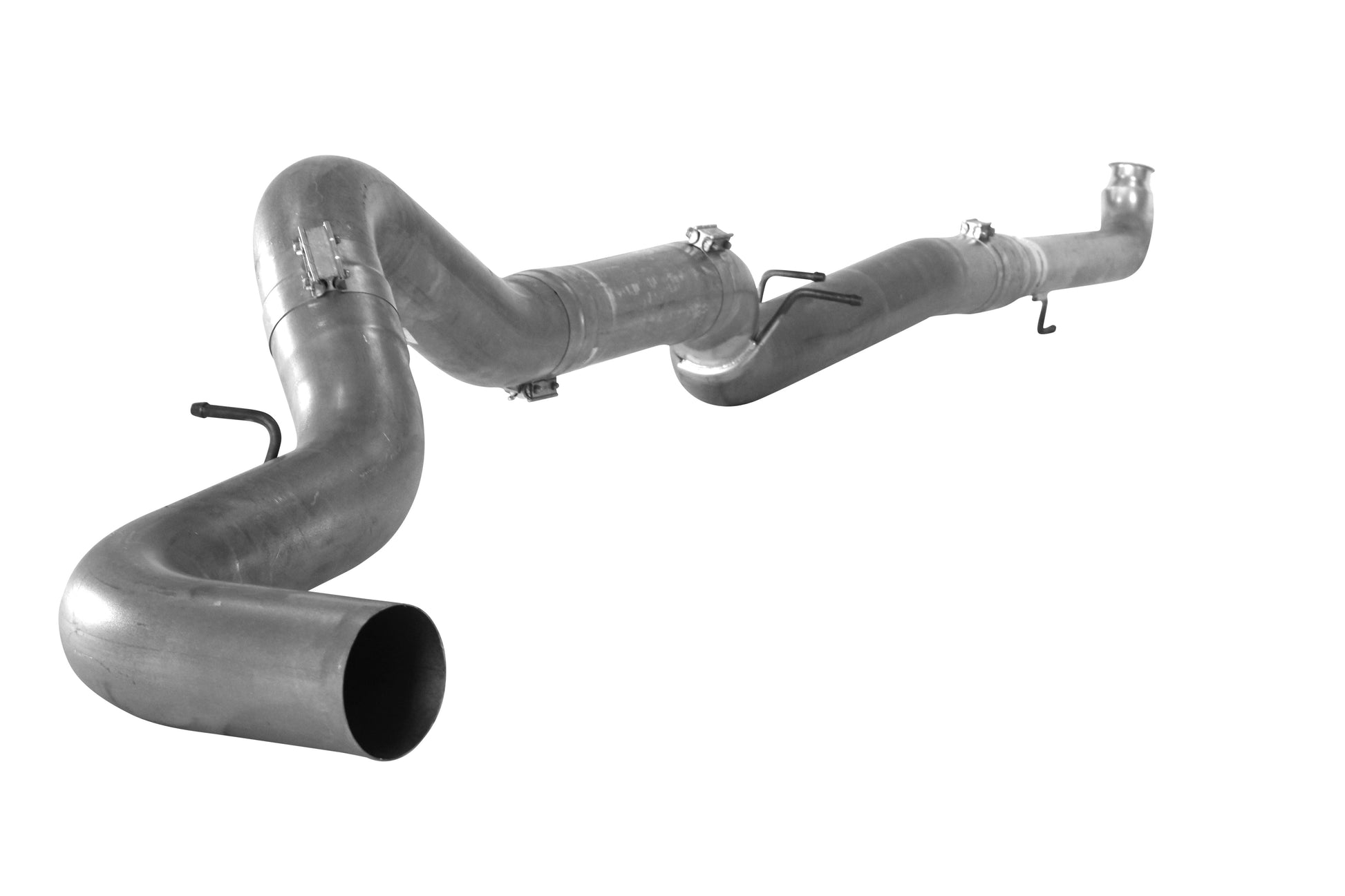 5" Downpipe Back Single | 2001-2004.5 GM 2500/3500 6.6L DURAMAX Exhaust Flo-Pro Aluminized No Muffler 