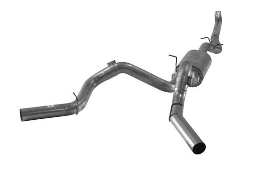 4" Downpipe Back Duals | 2001-2004.5 GM 2500/3500 6.6L DURAMAX Exhaust Flo-Pro Aluminized Muffler 