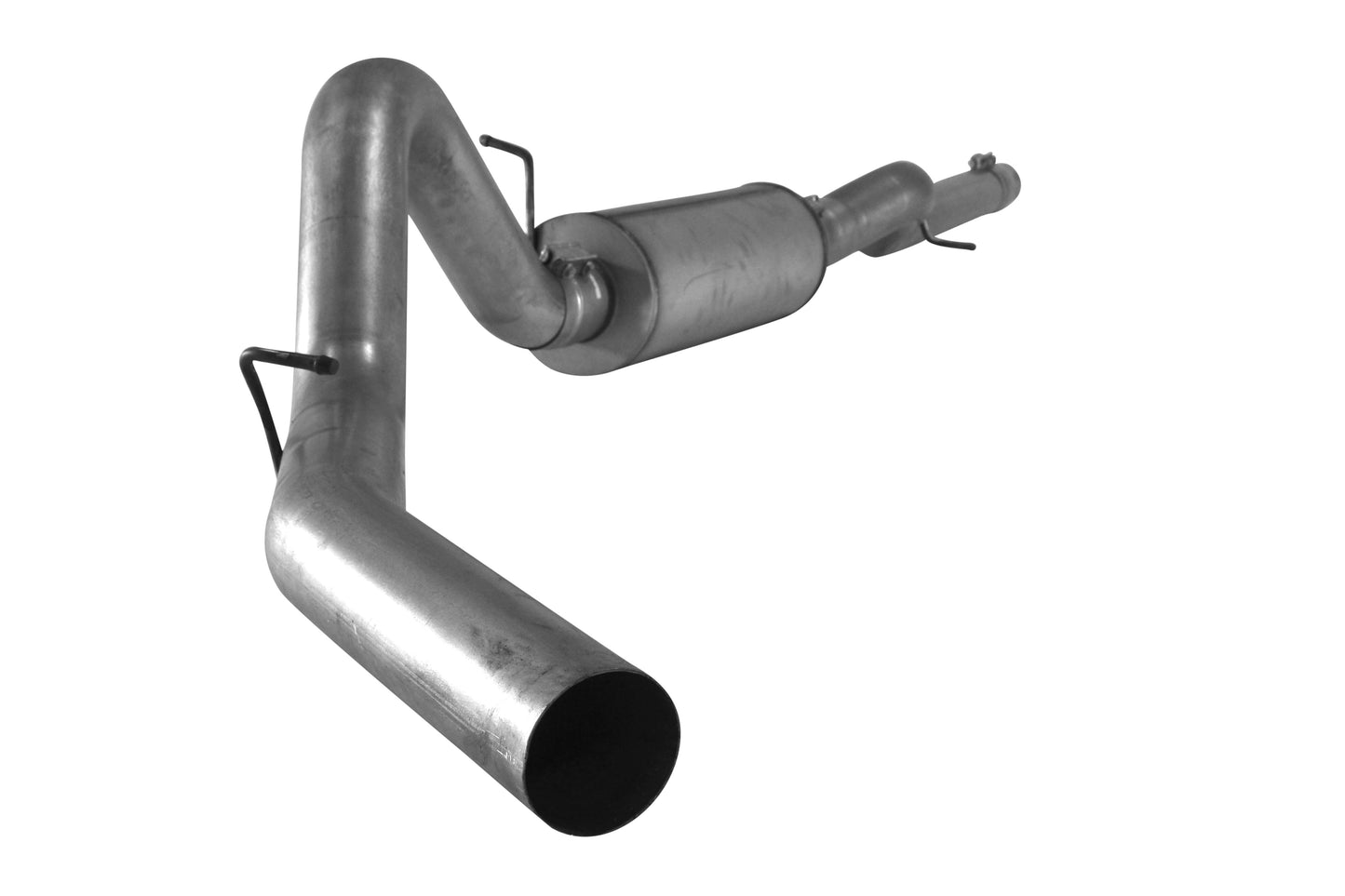 4" Cat Back Single | 2001-2004.5 GM 2500/3500 6.6L DURAMAX Exhaust Flo-Pro Aluminized Muffler 