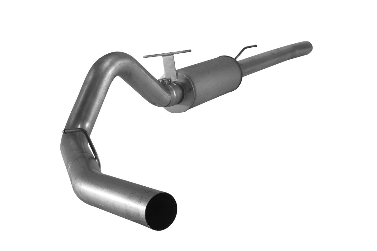 4" Cat Back Single | 2003-2007 Ford 6.0L F250/350/Harley Powerstroke Exhaust Flo-Pro Aluminized With Muffler 