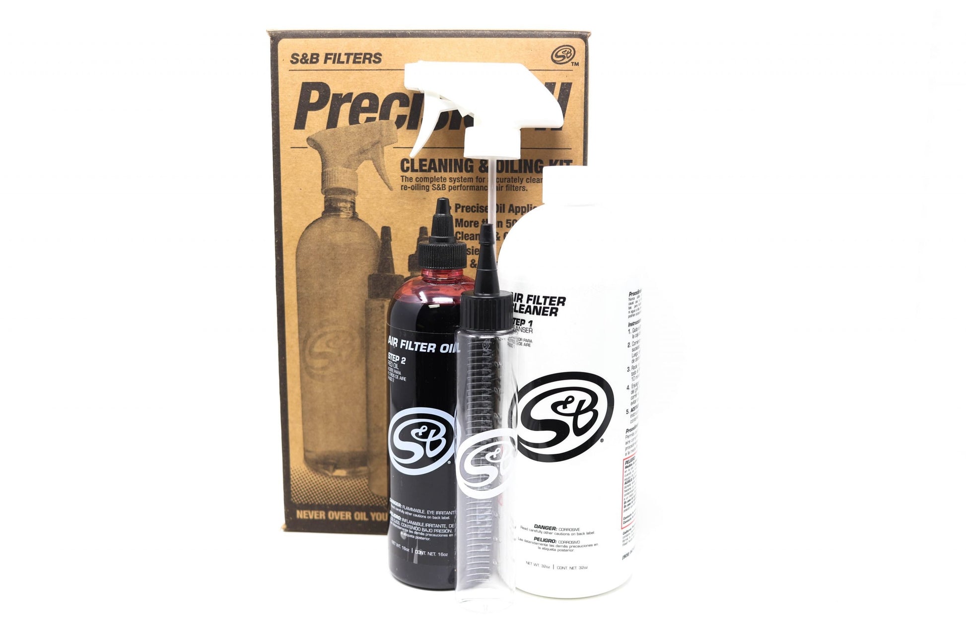 S&B filtros Precision II kit de limpieza y engrasado 88-0008